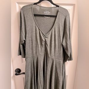 Torrid Super Soft Plush Green Dress